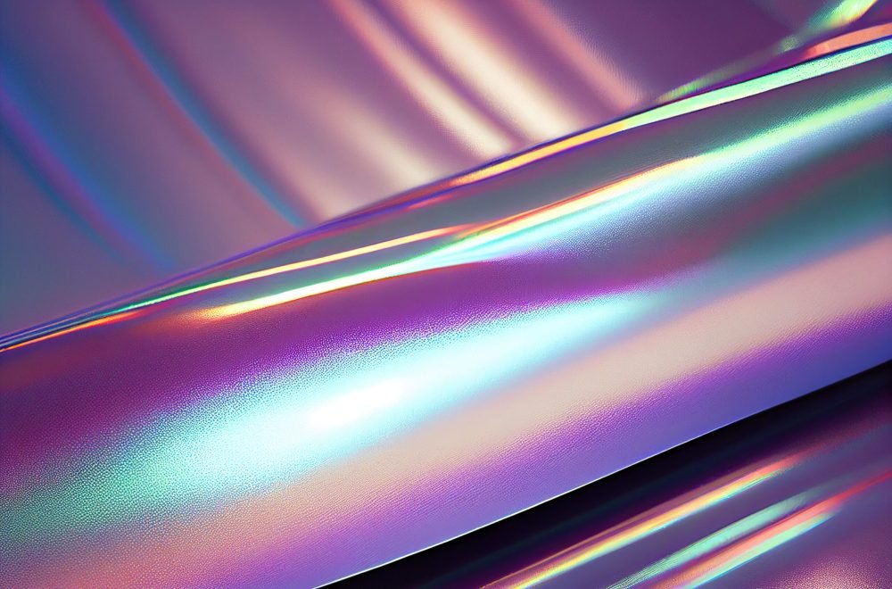 Metallic Holographic Iridescent Gradient Wallpaper (2)